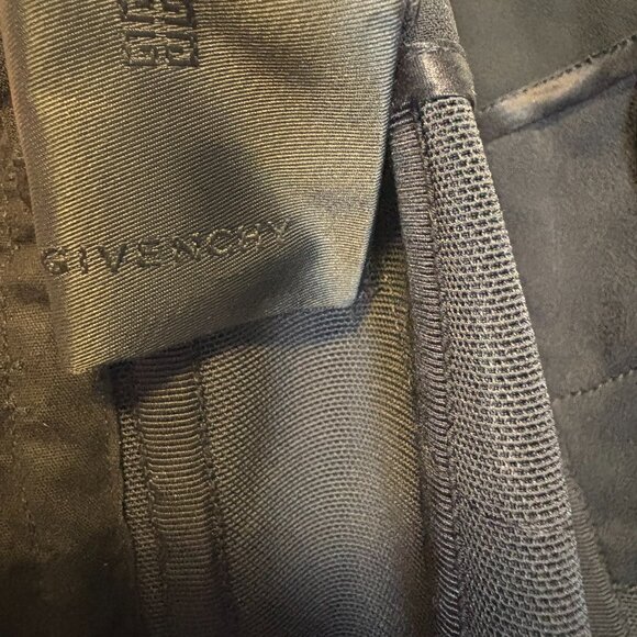 NWT Givenchy Black Evening Gown Size 2 Luxury Designer Glam with Metal Strap - Picture 7 of 13